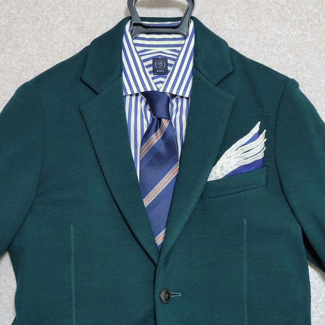 s m トゥモローランド 超高級 ウールニット テーラードジャケット