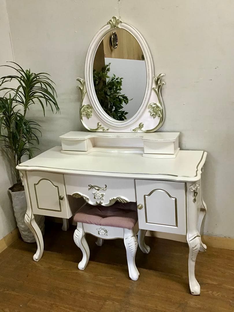 可憐チャン☆管376☆イタリア製☆ロココ調☆姫系☆アンティーク☆ドレッサー