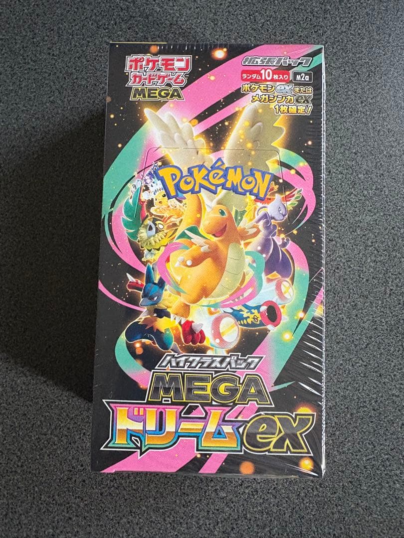 シュリンク付き　ポケモンカードゲーム MEGA ドリームEX 1BOX