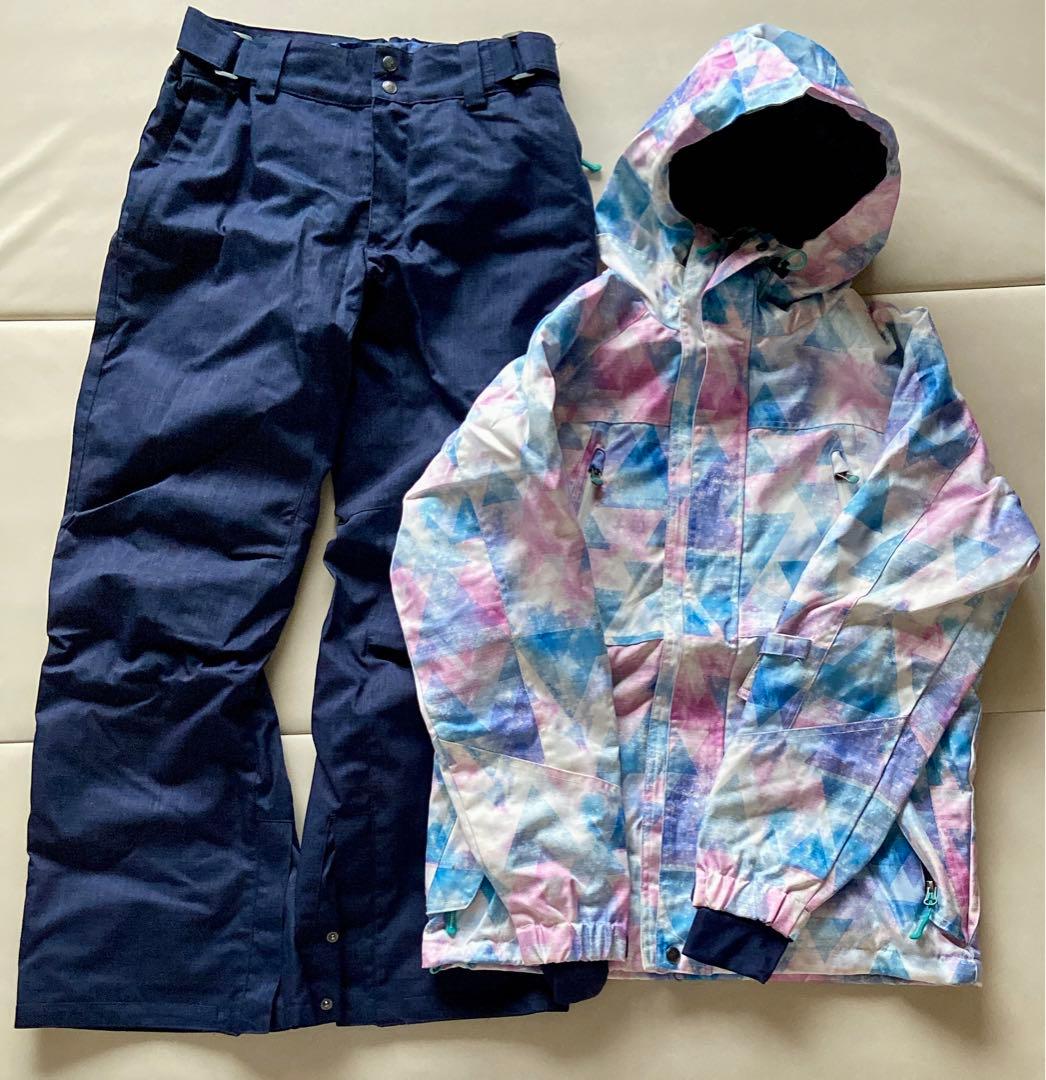 最終お値下げ！美品　スノボウェア　レディース 上下　セット　M 9号　スキー