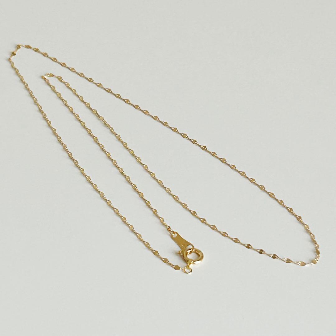 早いもの勝ち✨超大特価❣️新品キラキラ日本製 18金 K18 ネックレス 40cm