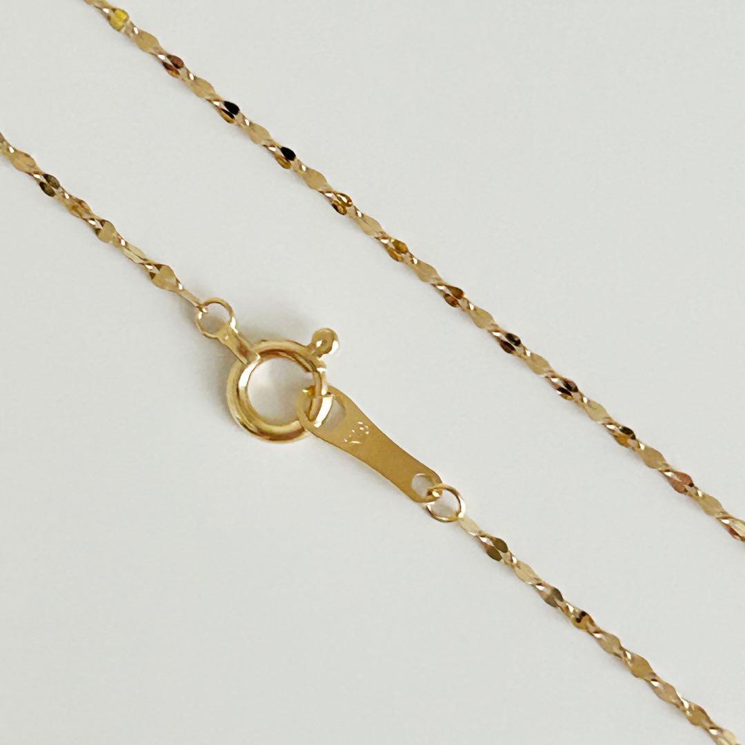 早いもの勝ち✨超大特価❣️新品キラキラ日本製 18金 K18 ネックレス 40cm