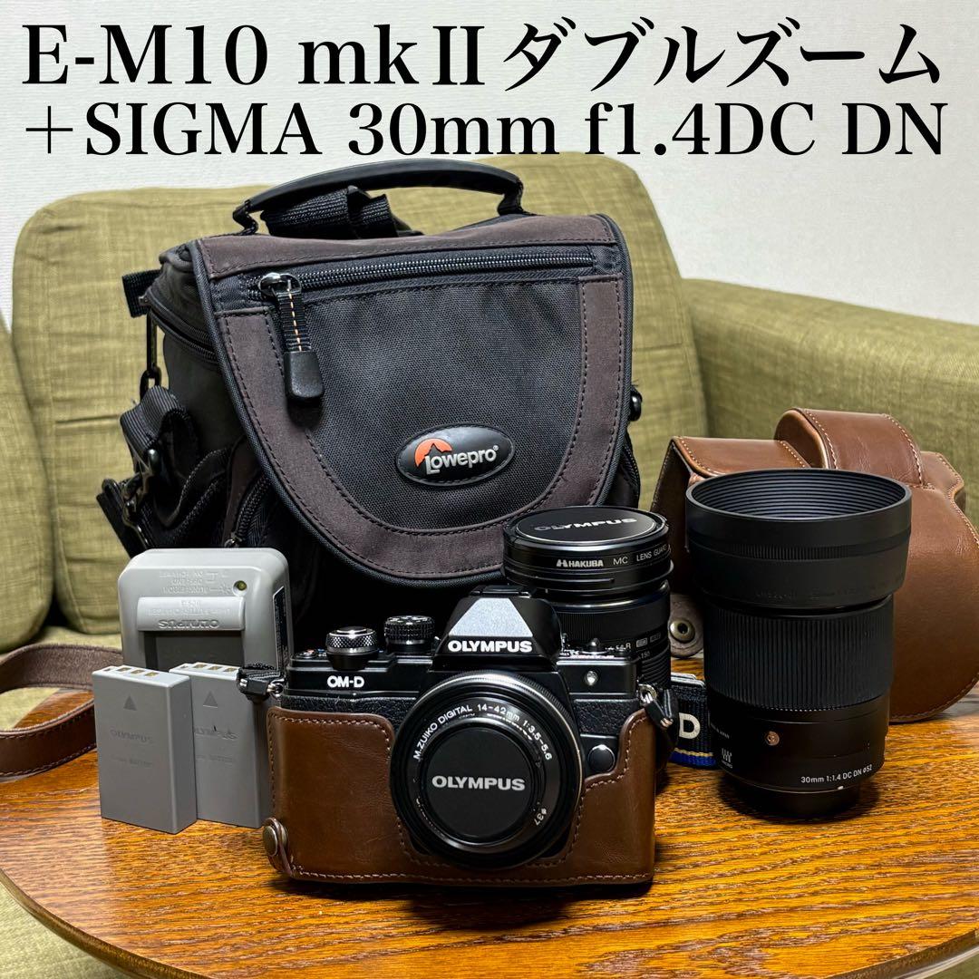 OLYMPUS E-M10 MKⅡ ダブルズーム+30mm F1.4 DC DN