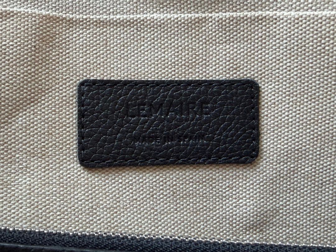 LEMAIRE ブラック クロワッサン　ラージ