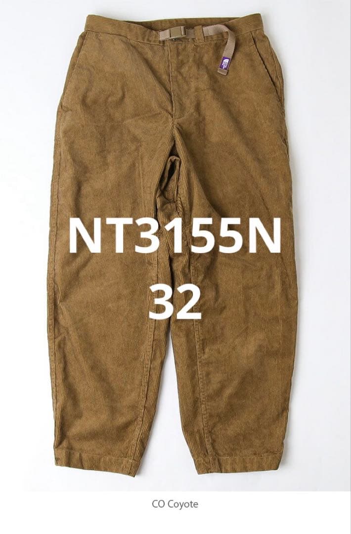 ノースフェイスパープルレーベル コーデュロイワイドテーパード パンツ　32