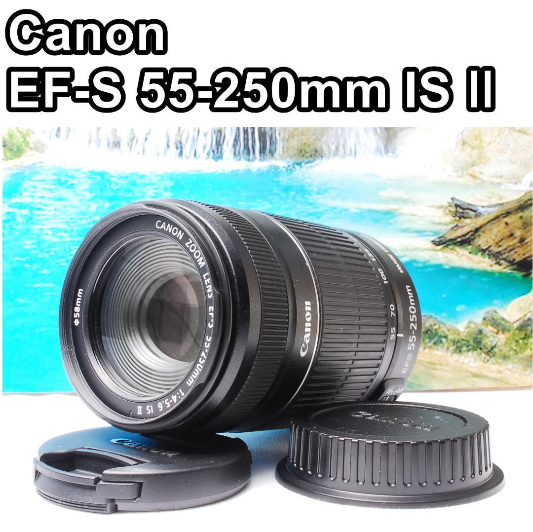【美品】Canon EF-S 55-250mm IS Ⅱ 望遠レンズ 紅葉