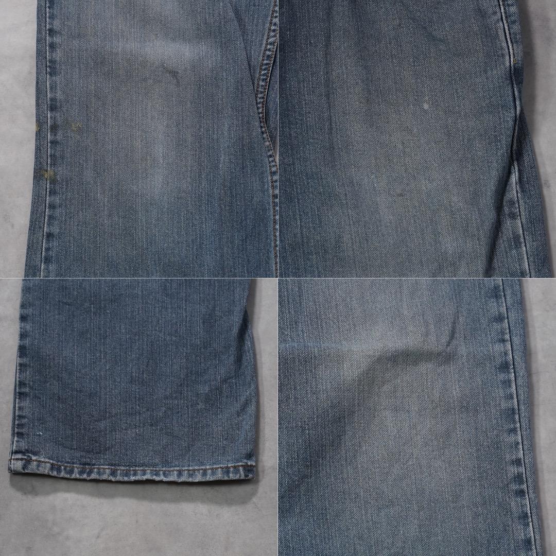 リーバイス567 古着 W32 フレア ブーツ ボトム 青 00s 18707