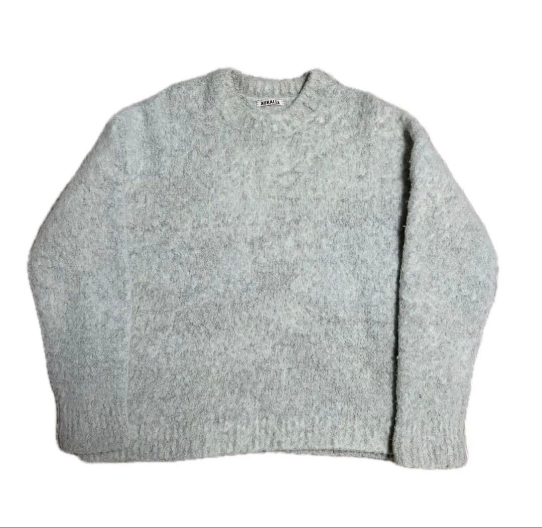 オーラリー アルパカフェルトニット