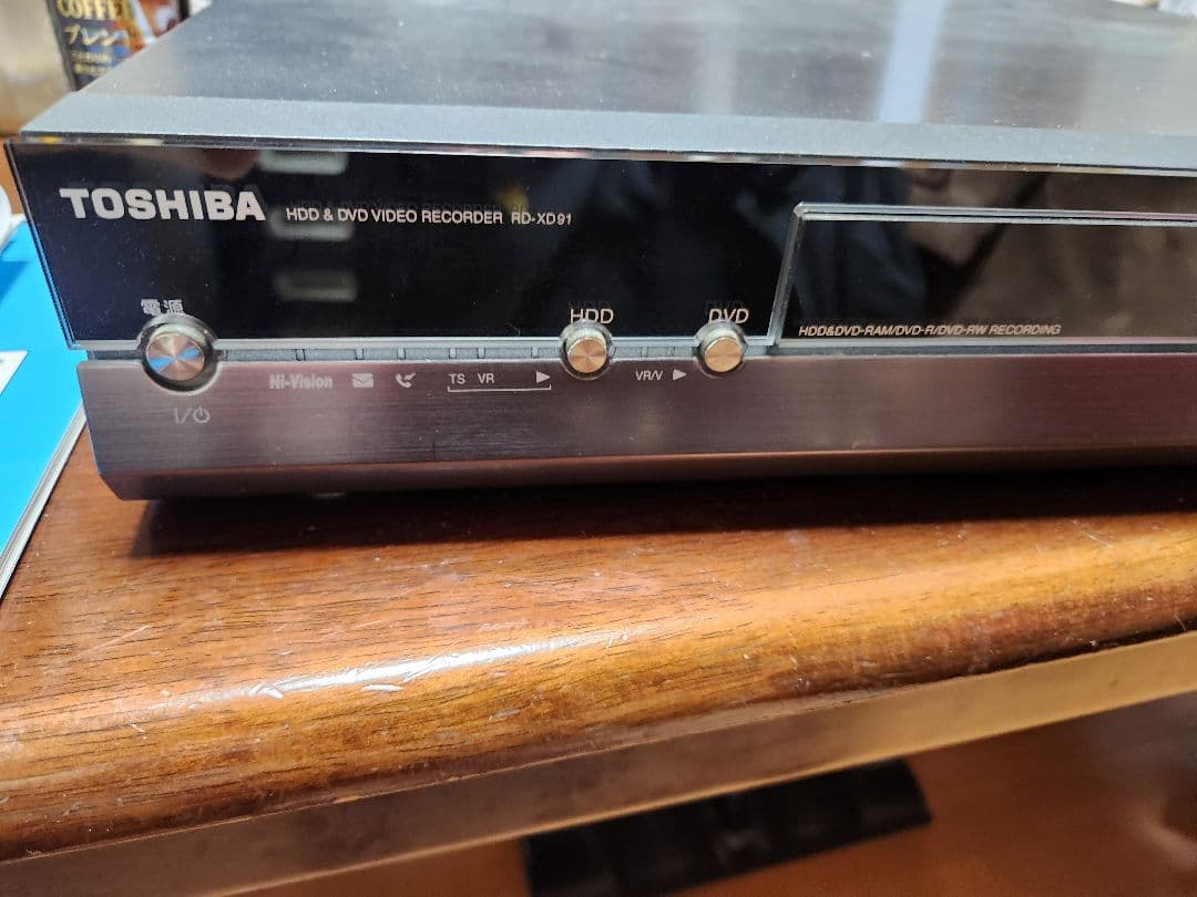 TOSHIBA HDD&DVDビデオレコーダー HD-XD91