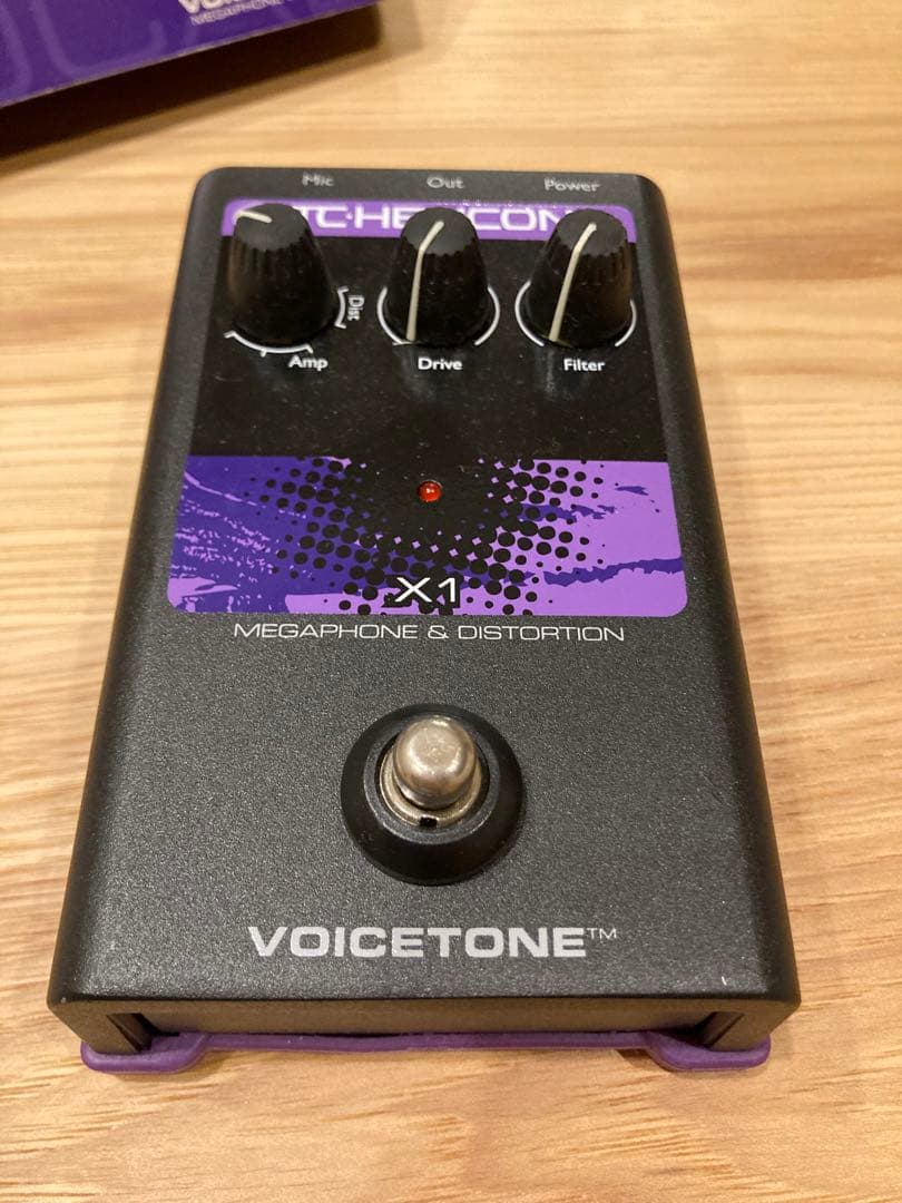 TC Helicon Voicetone X1 アダプター欠品
