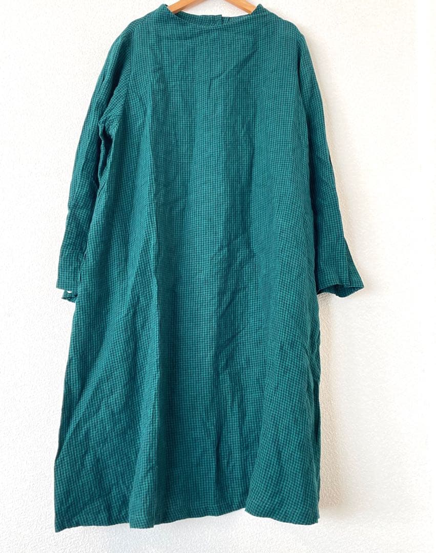 +2 プラスツー マークアンドプラス リネン ワンピース 日本製