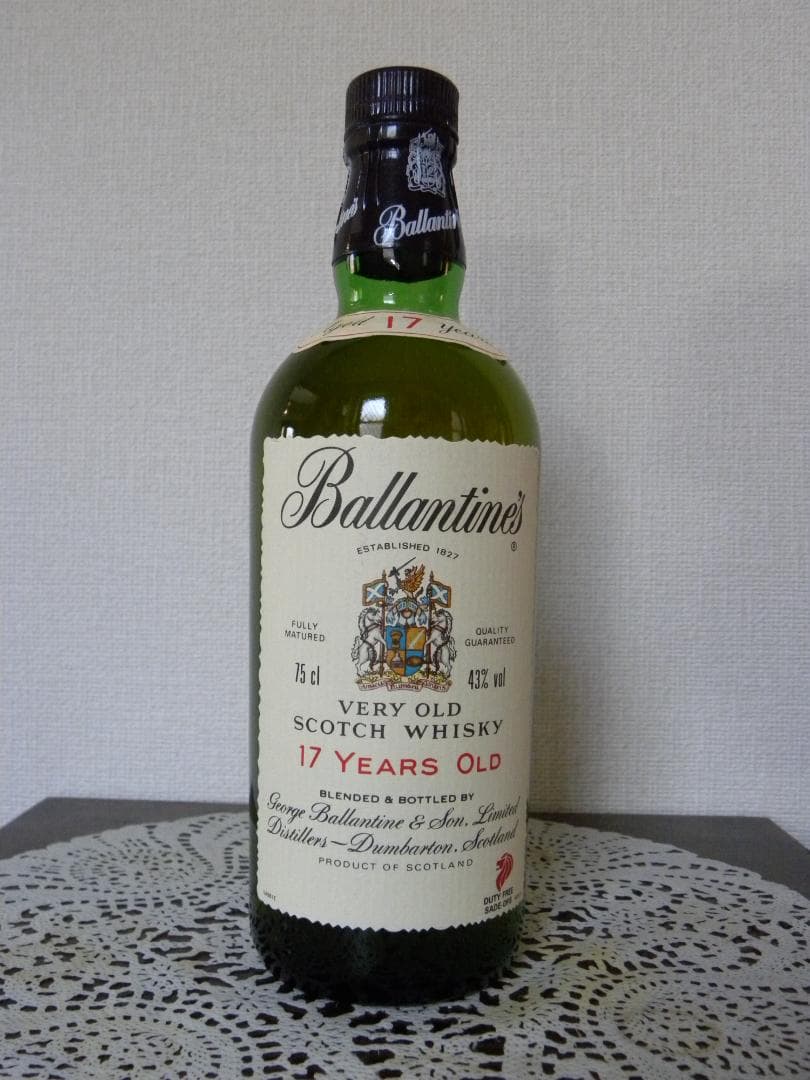 スコッチウイスキー (Ballantine's 17 Years Old )2本