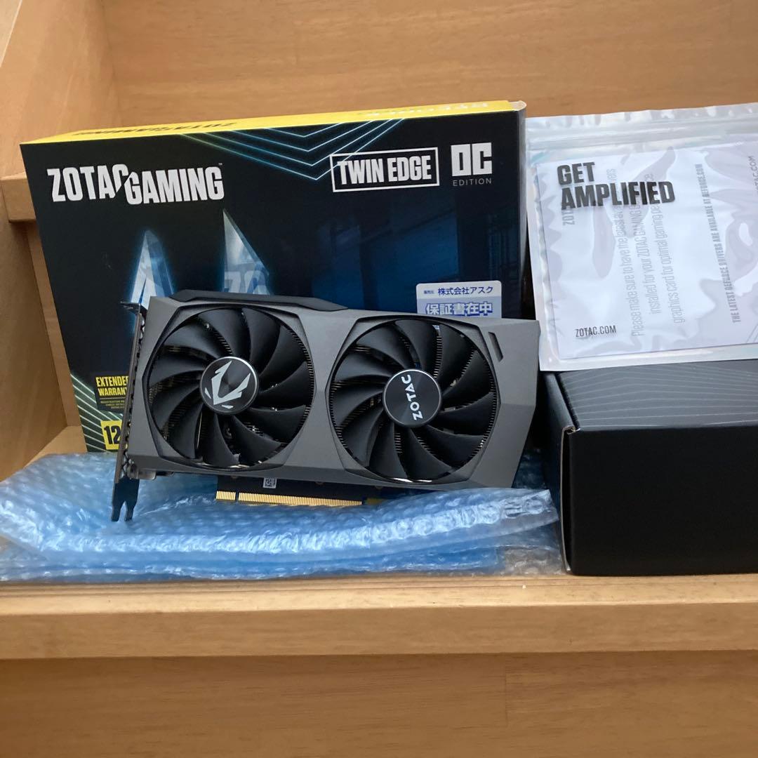 RTX 3060 12GB 箱付 ZOTAC 動画生成AI Wan2.動作確認済