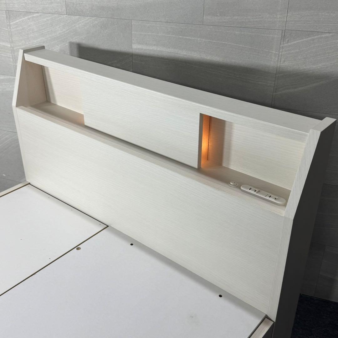 ニトリ ベッドフレーム シングル アザン3 深型シンプル 収納 d4319