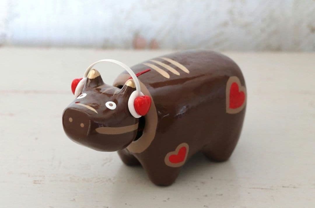 【新品】バレンタインべこ 野沢民芸