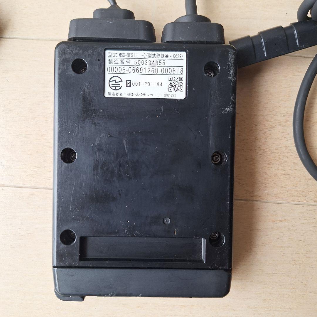 バイク用MITSUBA ETCアンテナ分離型BE51W独立インジケーター中古