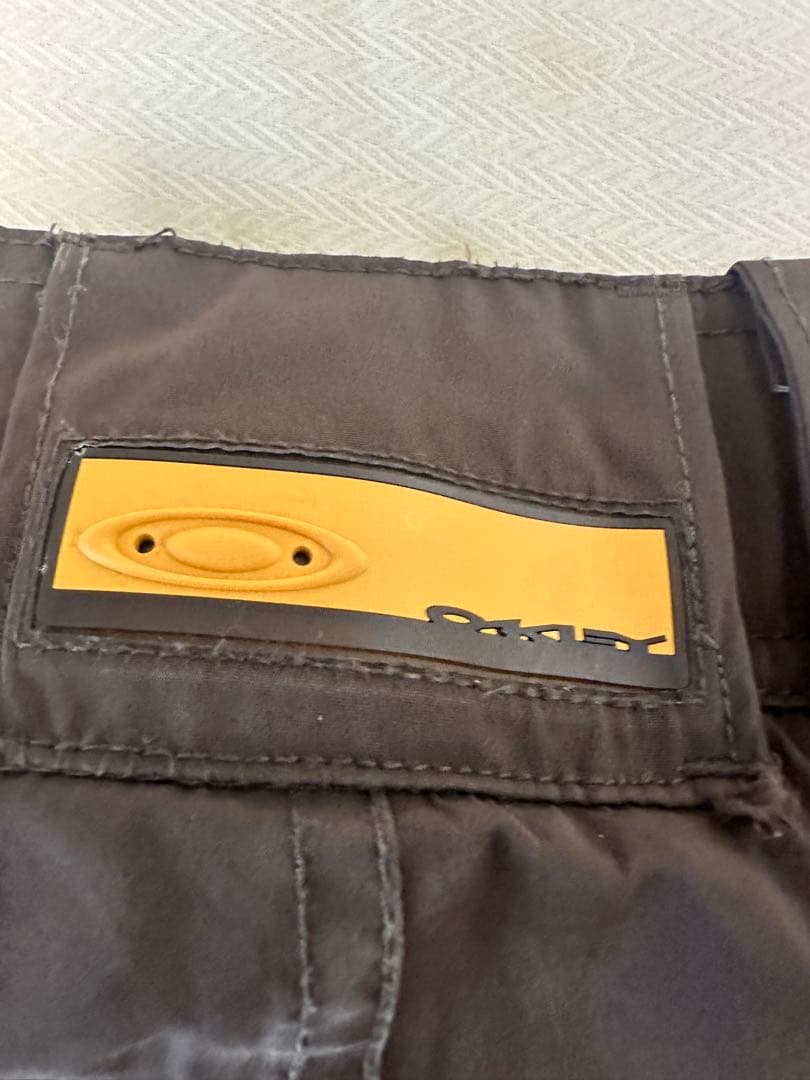 赤タグ OAKLEY ナイロンパンツ スキーパンツ XL