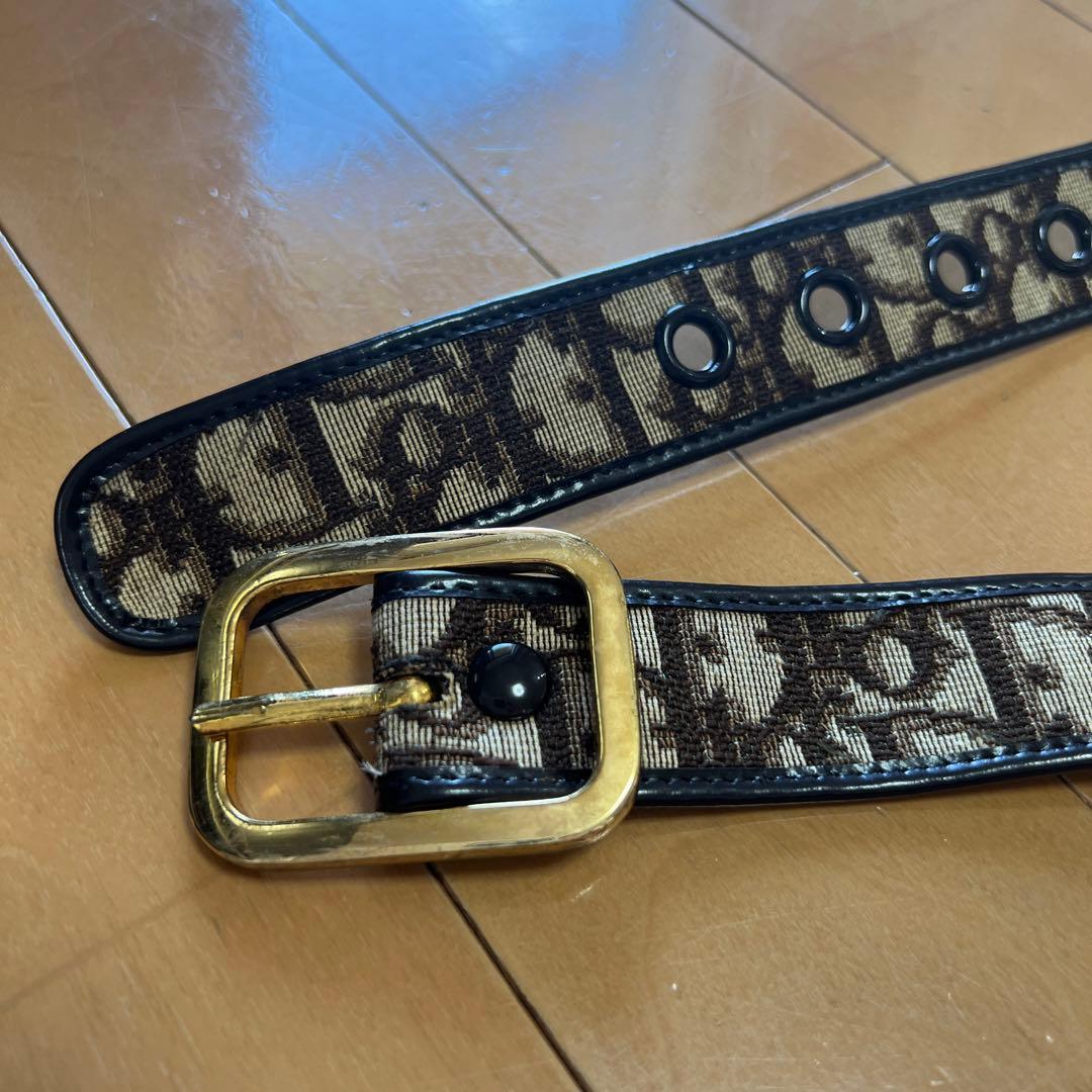 クリスチャンディオール　ベルト　トロッター柄
