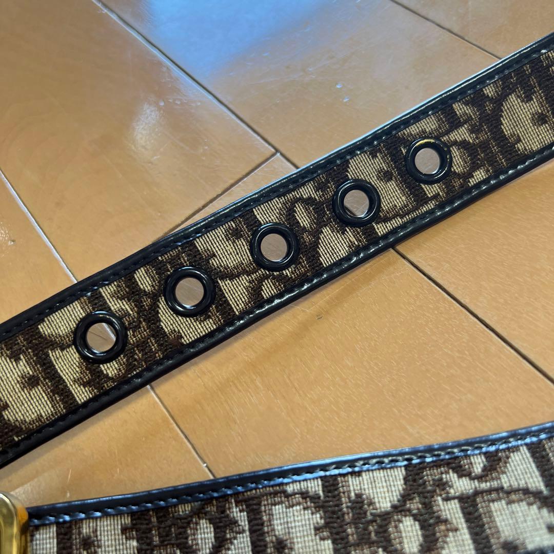 クリスチャンディオール　ベルト　トロッター柄