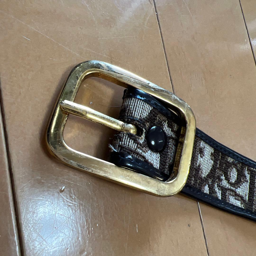 クリスチャンディオール　ベルト　トロッター柄