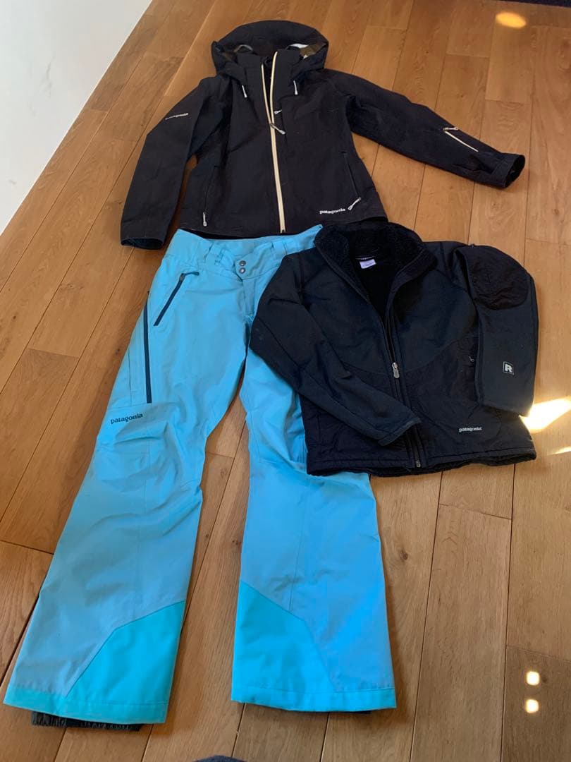 Patagonia GORE-TEX RECCO 上:パウダーボウル　下　+R1