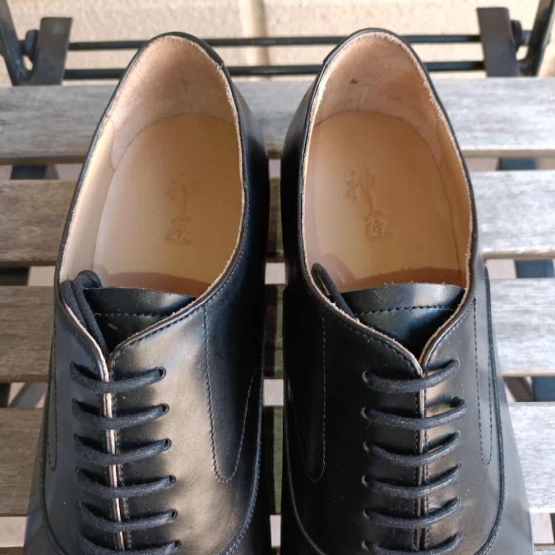 未使用 神匠 セミブローグ アノネイ ブローグ ブラック UK8 26