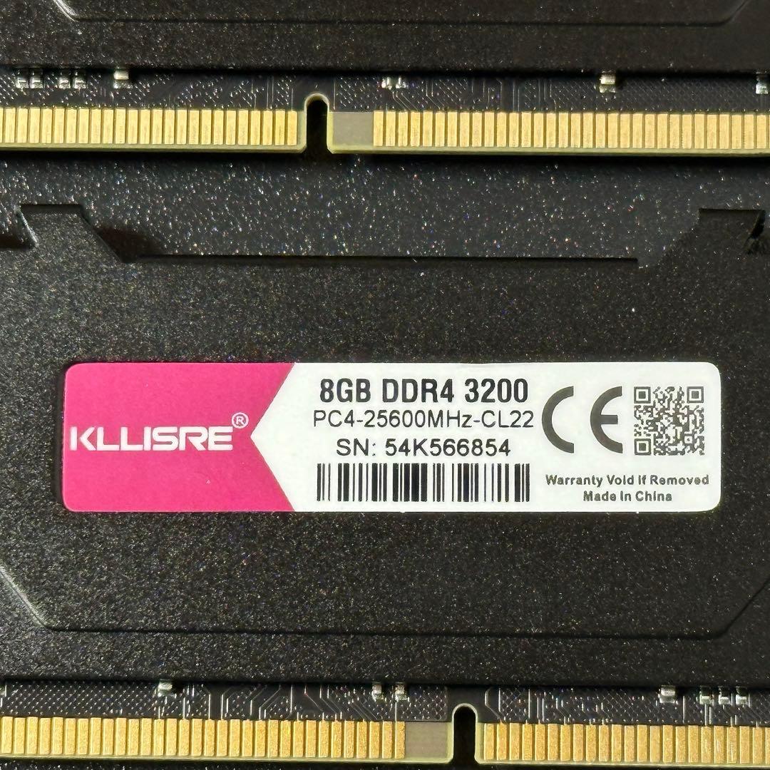 保証 DDR4 3200 16GB(8GB×2) KLLISRE 123-90