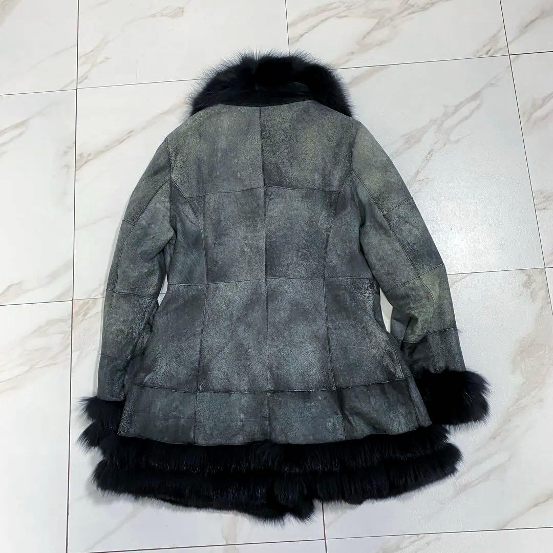 富和 レッキスラビット ブルーフォックス タイダイムートンチャイナジャケット