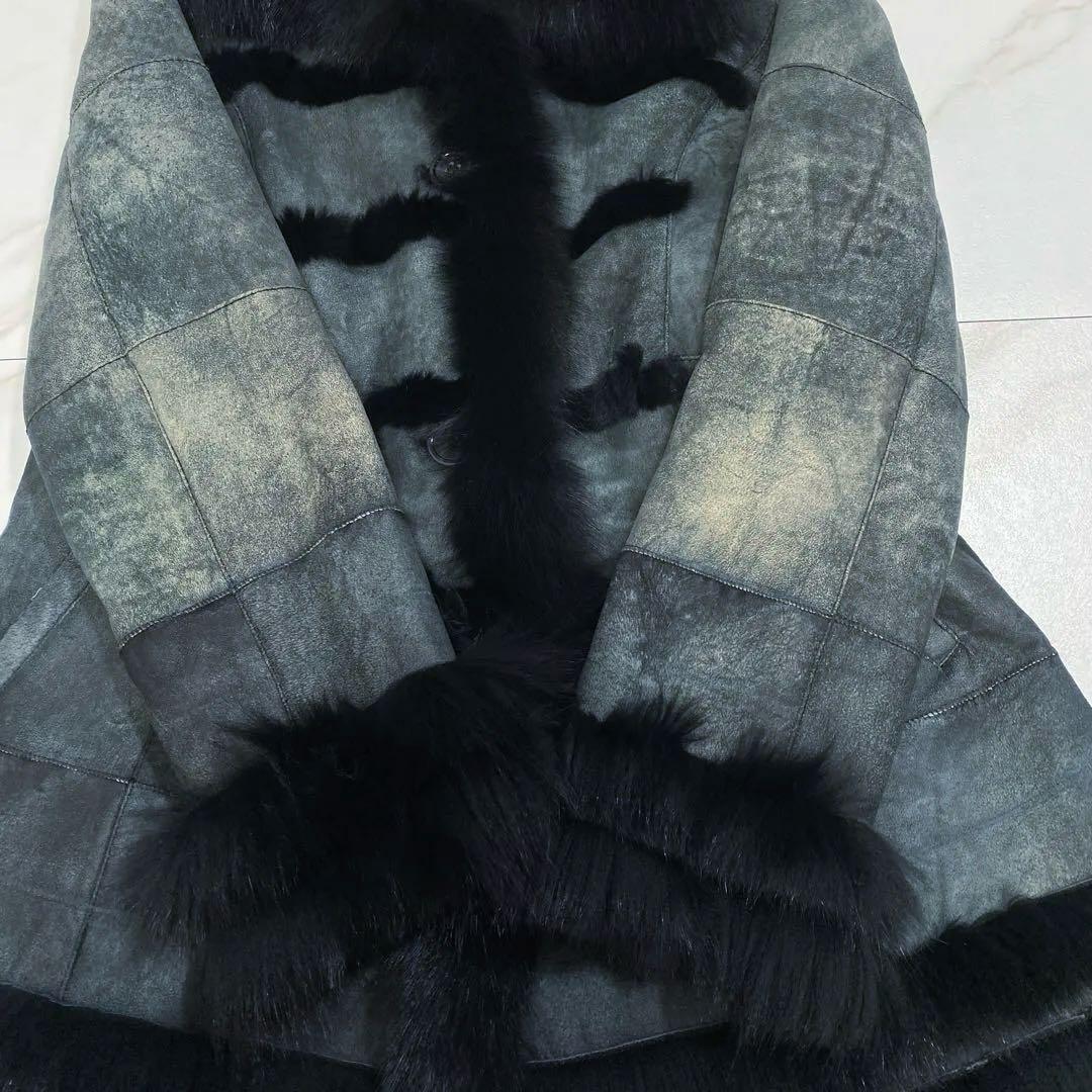 富和 レッキスラビット ブルーフォックス タイダイムートンチャイナジャケット