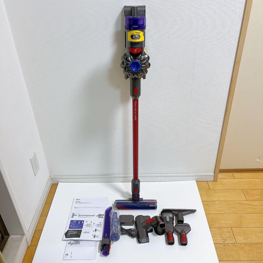 ダイソン dyson v8 slim fluffy+ 本体 クリーナーヘッド