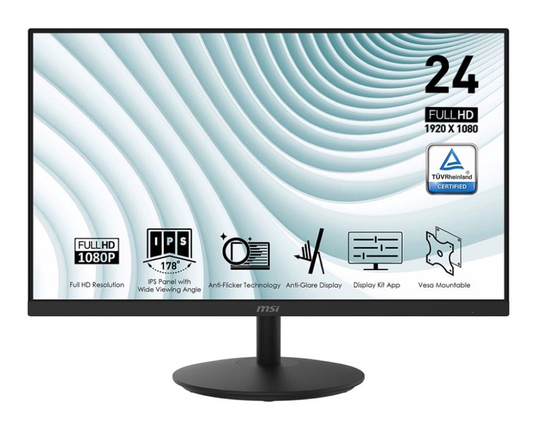 MSI 24インチ フルHD IPS モニター 本体