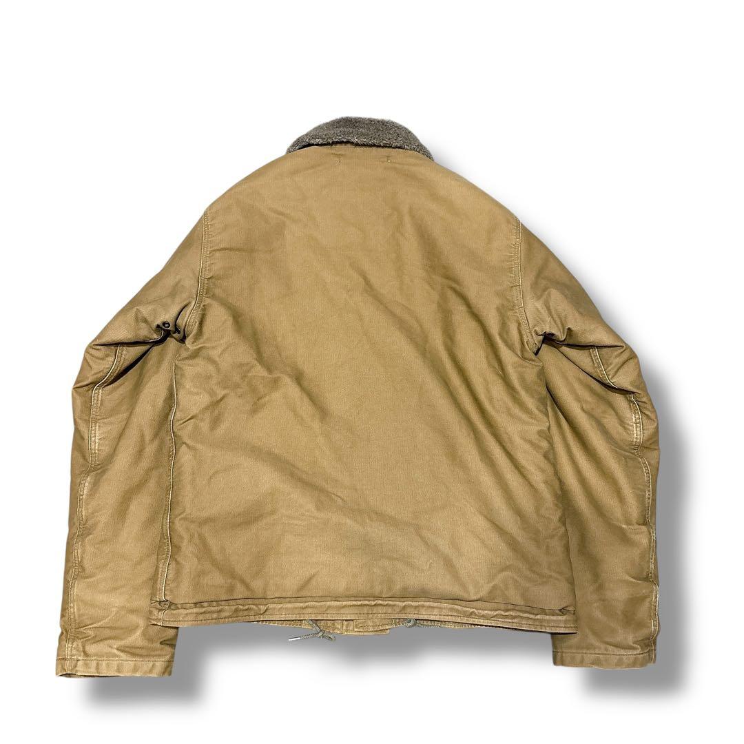 BUZZ RICKSON’S N-1 デッキジャケット USN ブラウン XXL