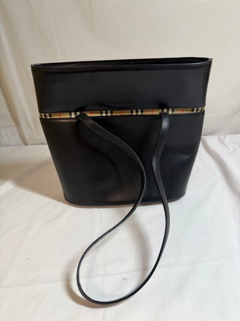 MH/8.17/10 ▶︎Burberry バケツ型　トートバッグ
