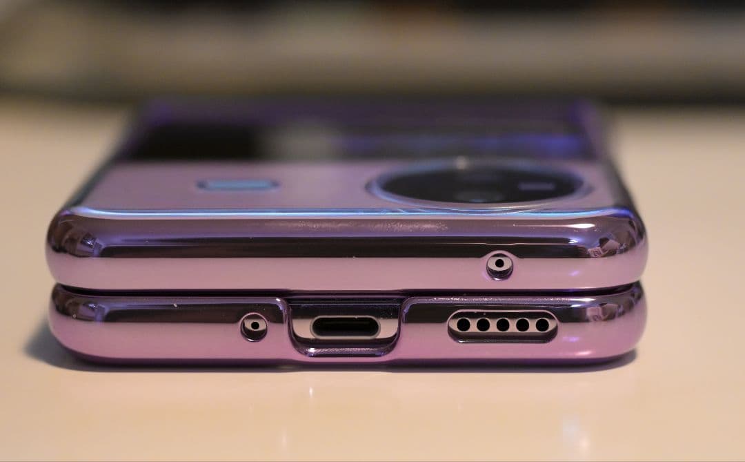 vivo X Flip パープル 折りたたみスマートフォン 本体