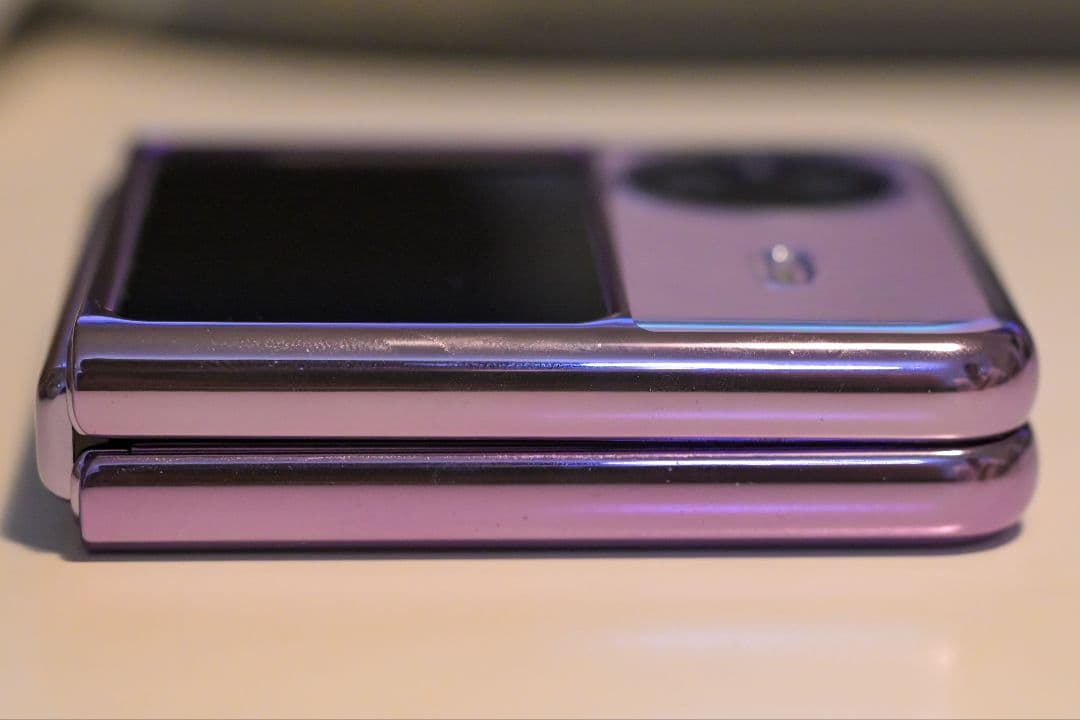 vivo X Flip パープル 折りたたみスマートフォン 本体