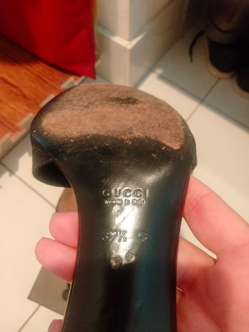 GUCCI　グッチ　ミュール　ブラック