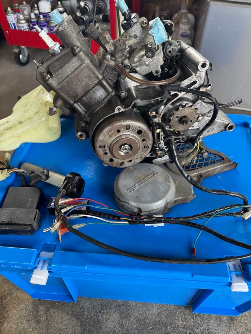 NSR50 HONDA エンジン 部品一式 実働車体バラシ