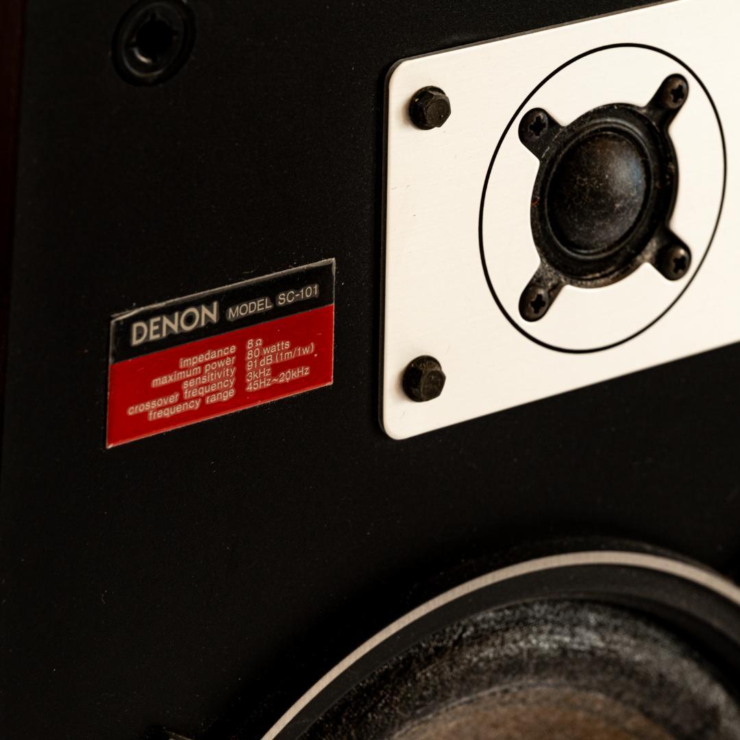 DENON SC-101 密閉型2ウェイスピーカーシステム ペア