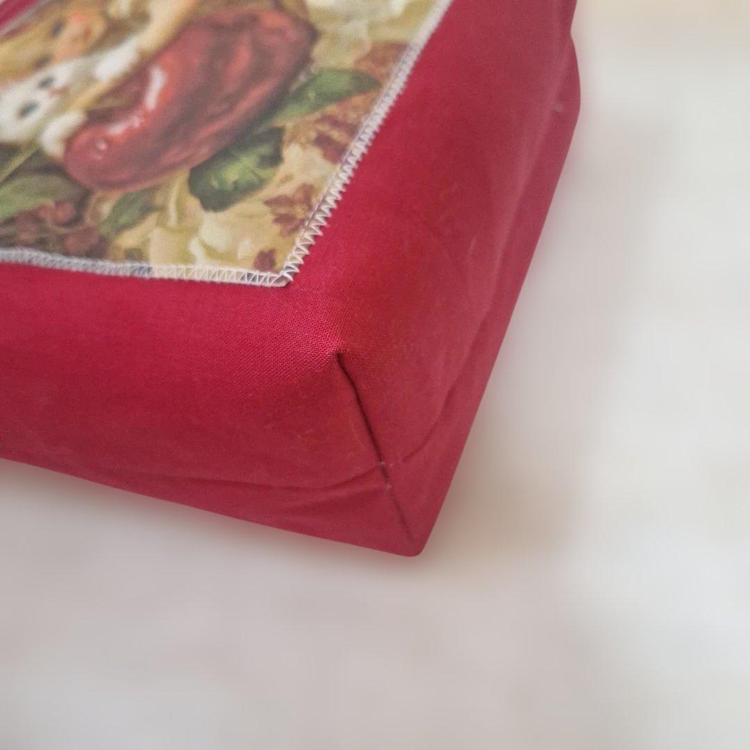 激レアパネル生地　ハンドメイド　布バスケット、ミニバッグ、