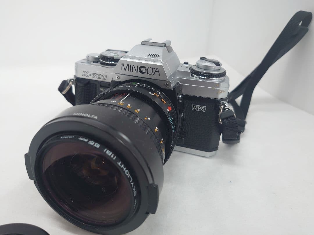 MINOLTA X-700 シルバー フィルムカメラ MD 35‐70mm付き