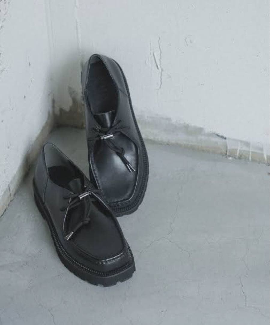 靴 CTHY Annonay TIROLEAN LEATHER DAD SHOES