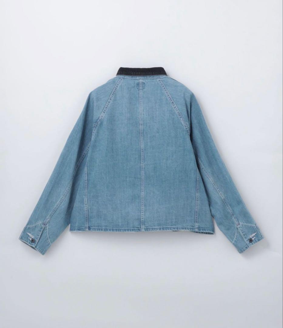 PAYDAY×6 roku別注カバーオール 襟付きデニムジャケット コーデュロイ