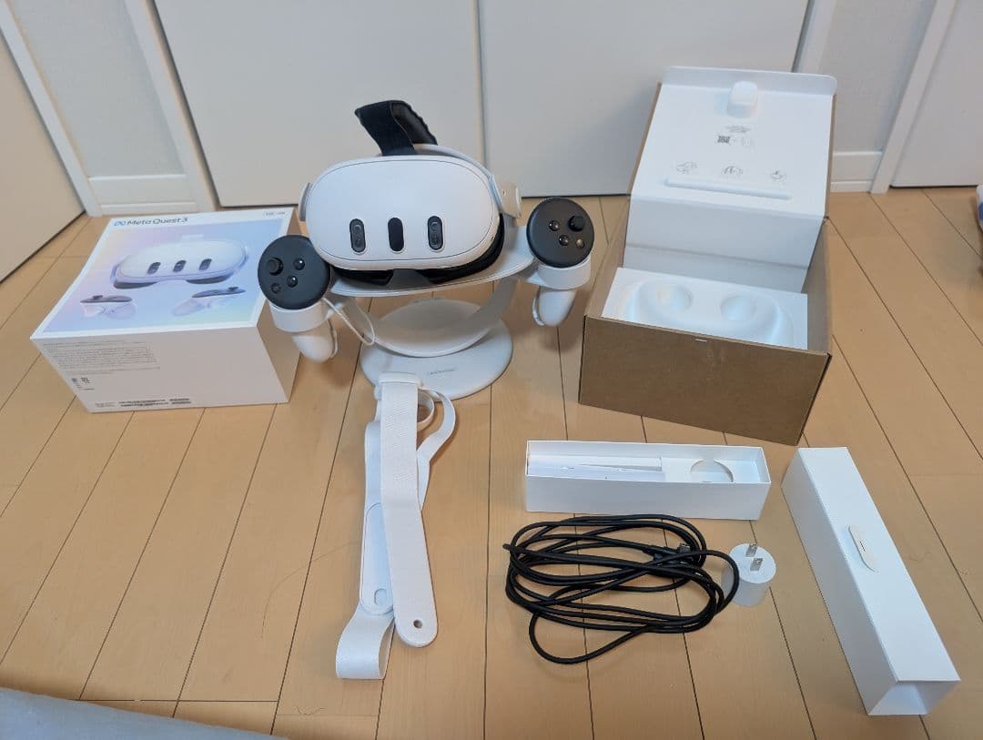  Quest 3 VRヘッドセット（アクセサリー込）