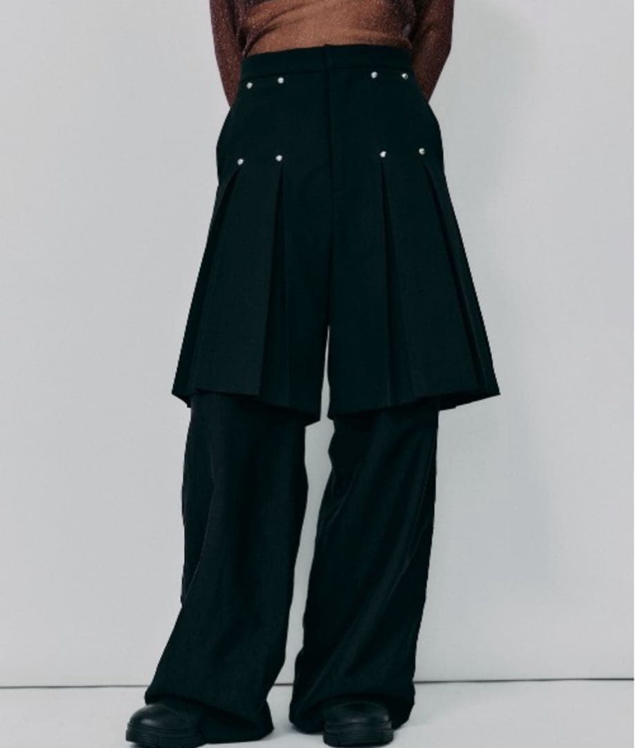 led.tokyo プリーツハーフパンツ