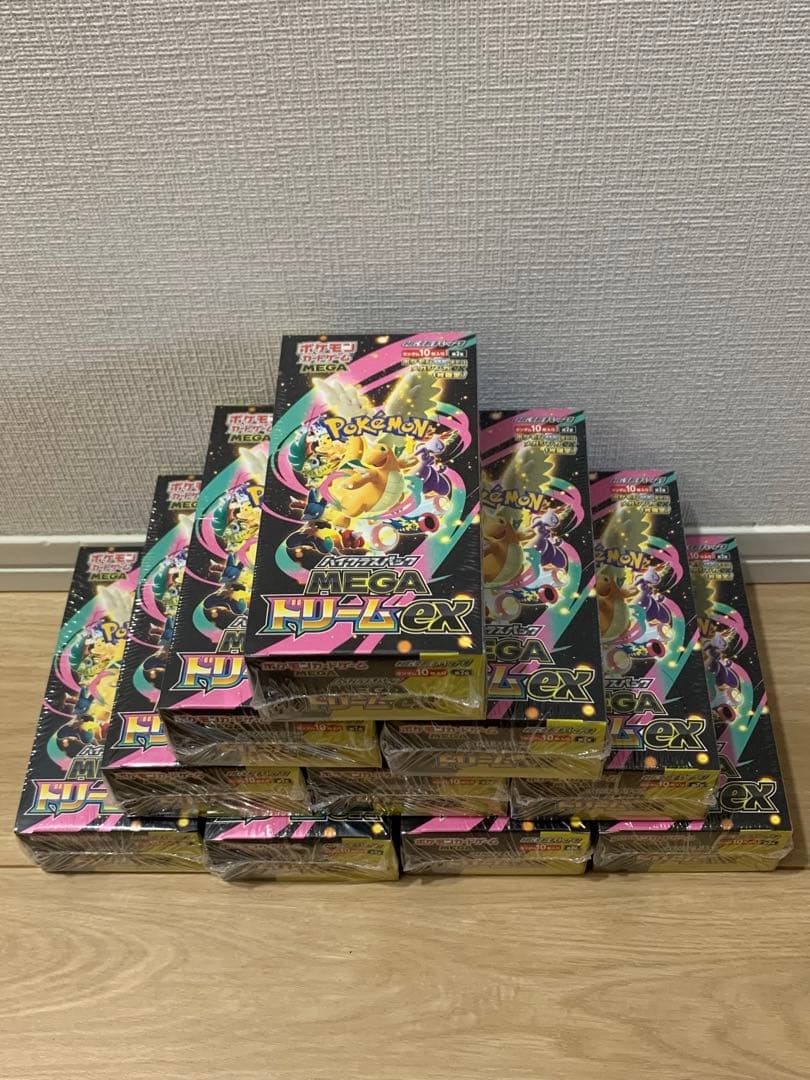 シュリンク付きポケモンカードMEGA ハイクラスパックドリーム ex 10BOX