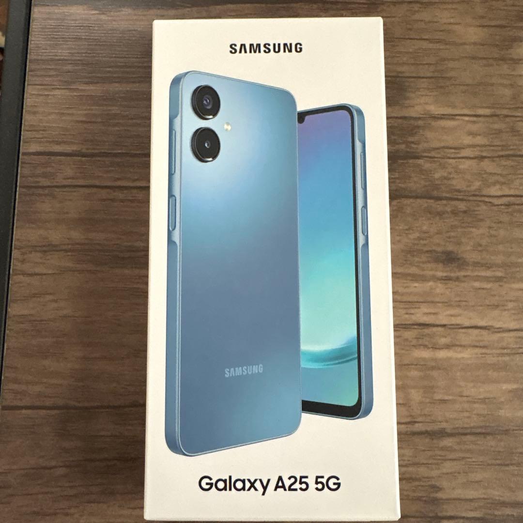 新品未使用品　Samsung Galaxy A25 5G ブルー