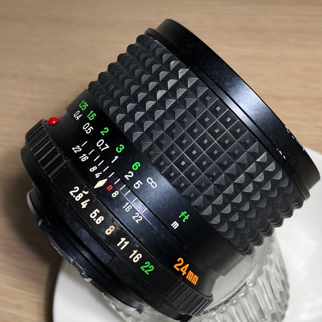 レンズ(単焦点) MINOLTA MD W.ROKKOR 24mm f2.8