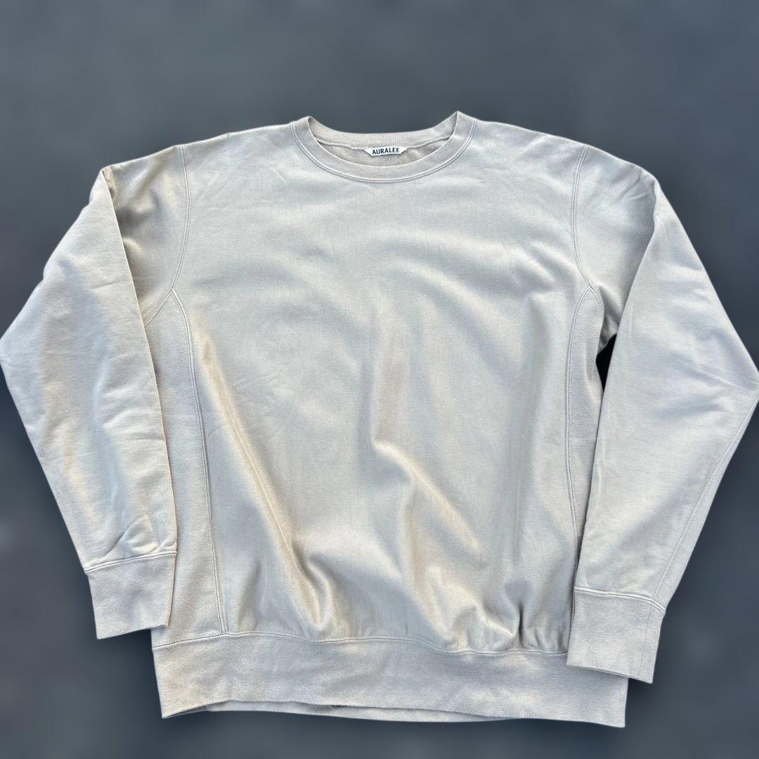 即完品 AURALEE 2018aw SUPER HIGHGAUGE SWEAT