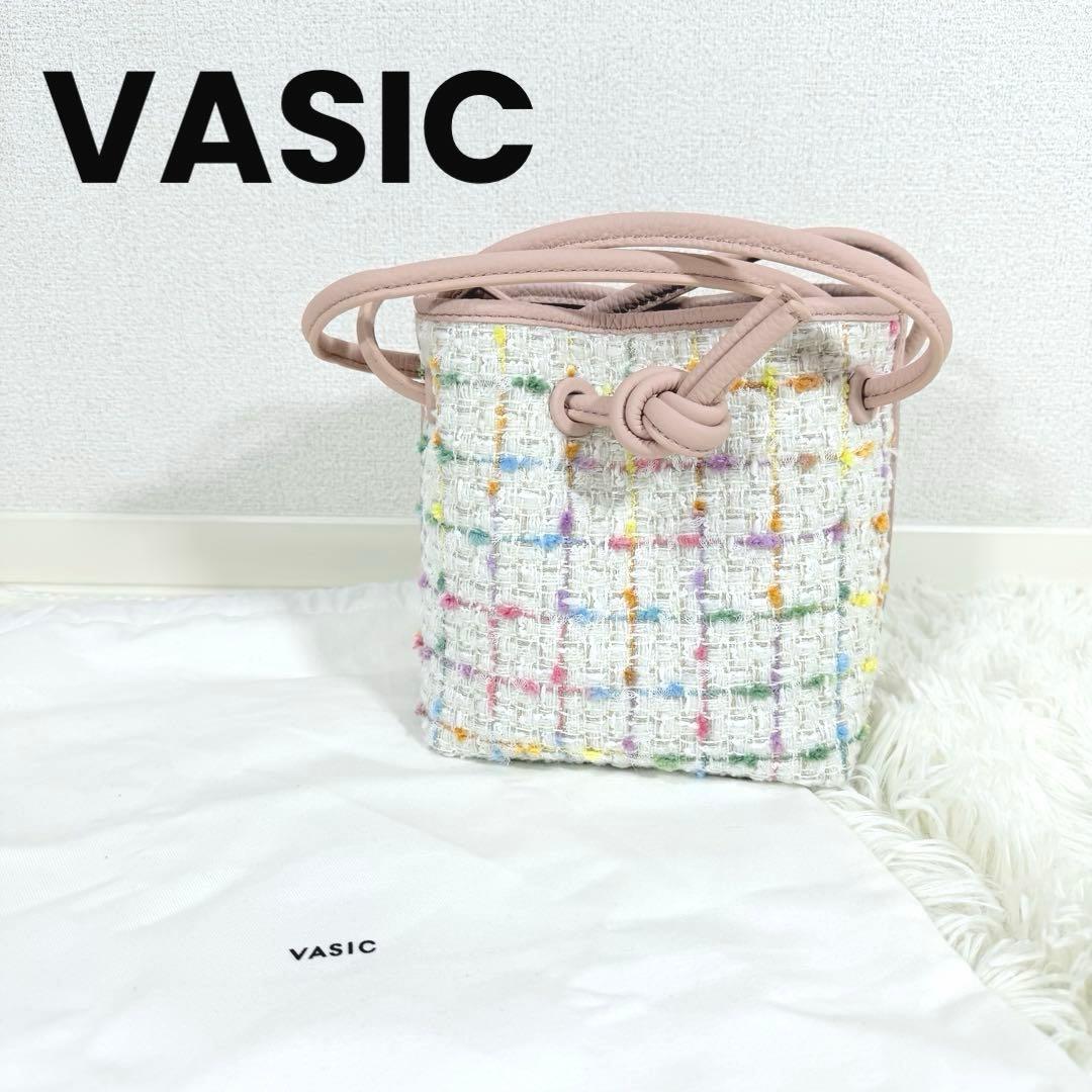 新品 VASIC BOND MINI MINI Tweed ショルダーバッグ