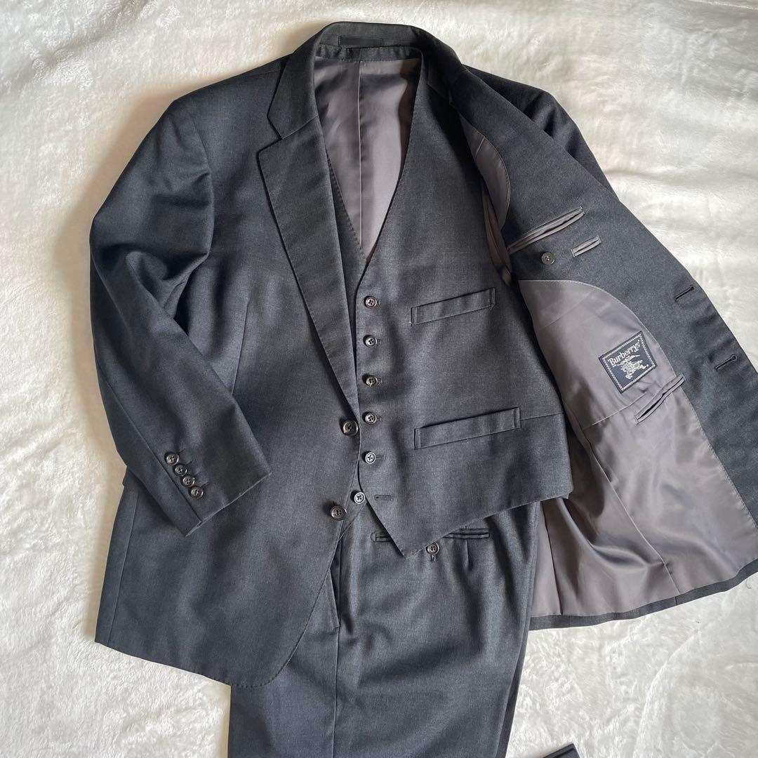 BURBERRY バーバリー 3ピース スーツ ダークグレー